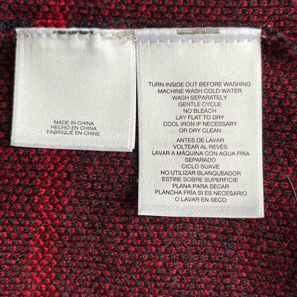 Anne Klein windowpane check open- front cardigan XL - Picture 8 of 9